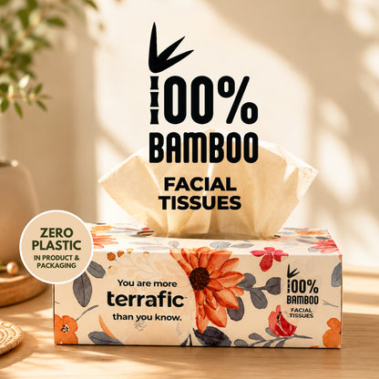 Bamboo Facial Tissues | Sunset Petals
