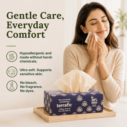 Bamboo Facial Tissues | Royal Batik